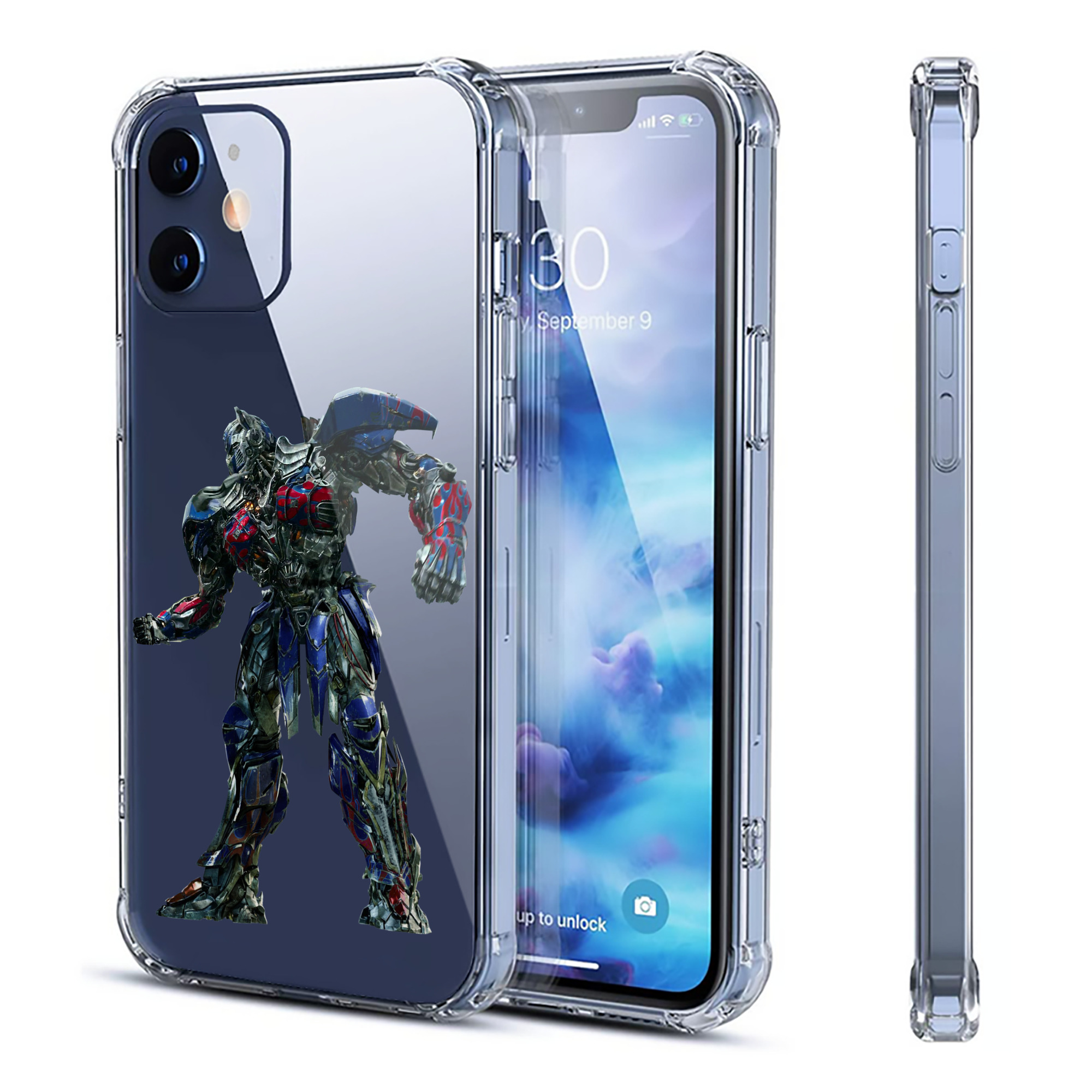 （画像用）  【iPhone 12シリーズ対応】透明スマホケース（クリアソフトケース）